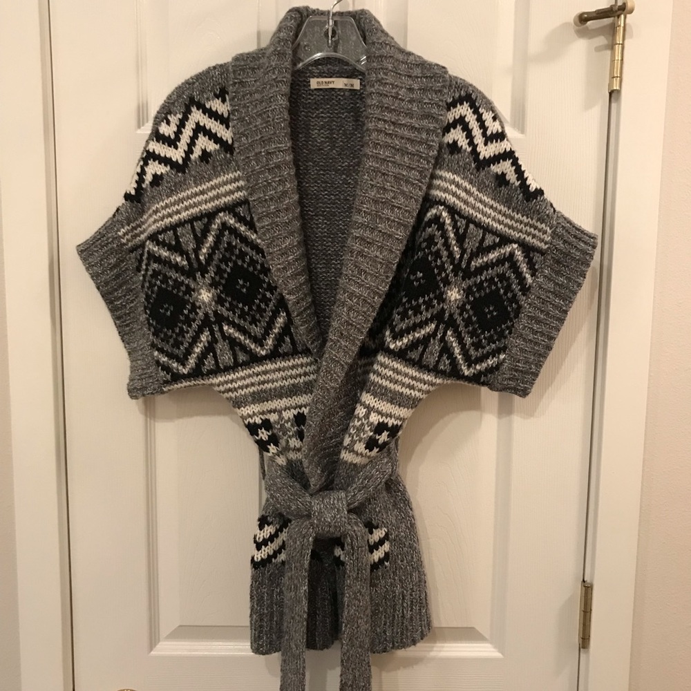 Women’s Old Navy Belted Cardigan Sweater Vest